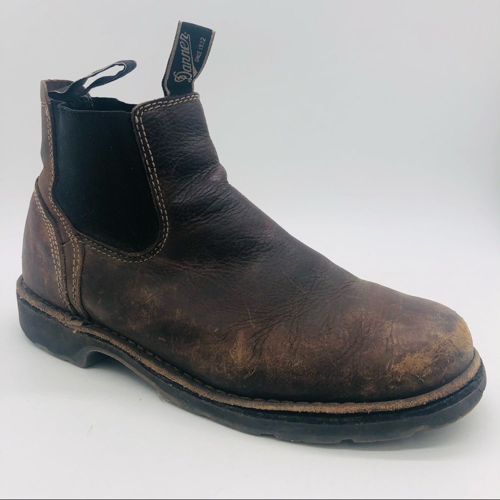 Danner Brown Leather Chelsea Work Boot - Men